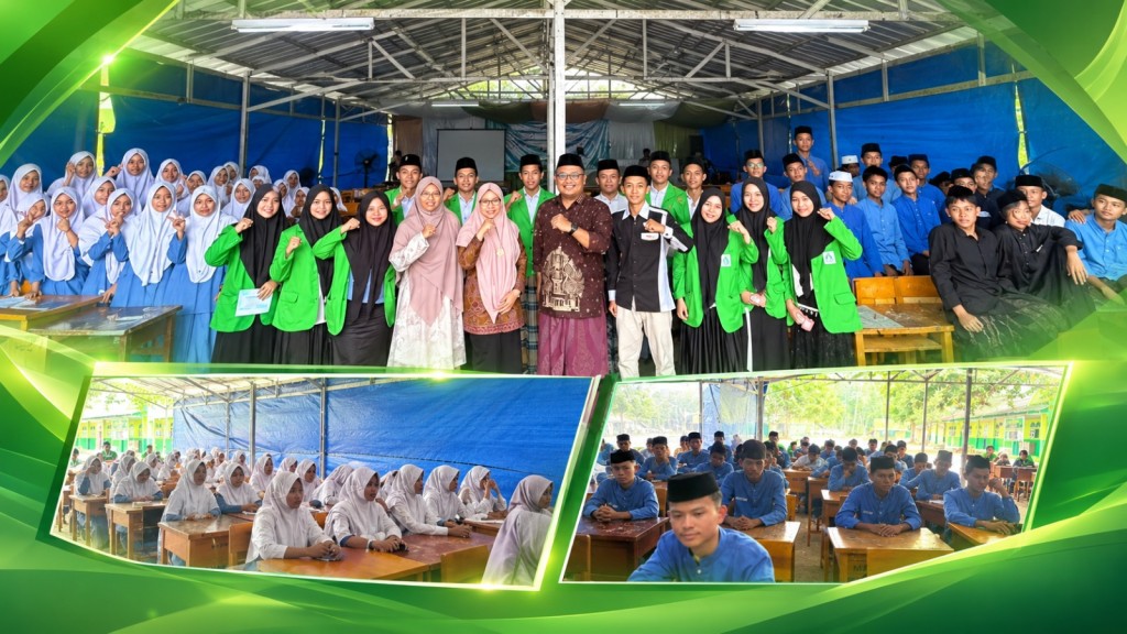 Mahasiswa PPL dan PKM Universitas Islam Batang Hari Bersama MAS Darusy Syafiiyah Gelar Pelatihan Kaligrafi