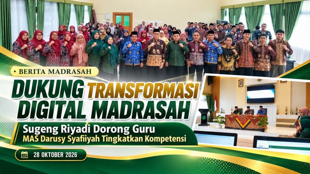 Dukung Transformasi Digital Madrasah, Sugeng Riyadi Dorong Guru MAS Darusy Syafiiyah Tingkatkan Kompetensi